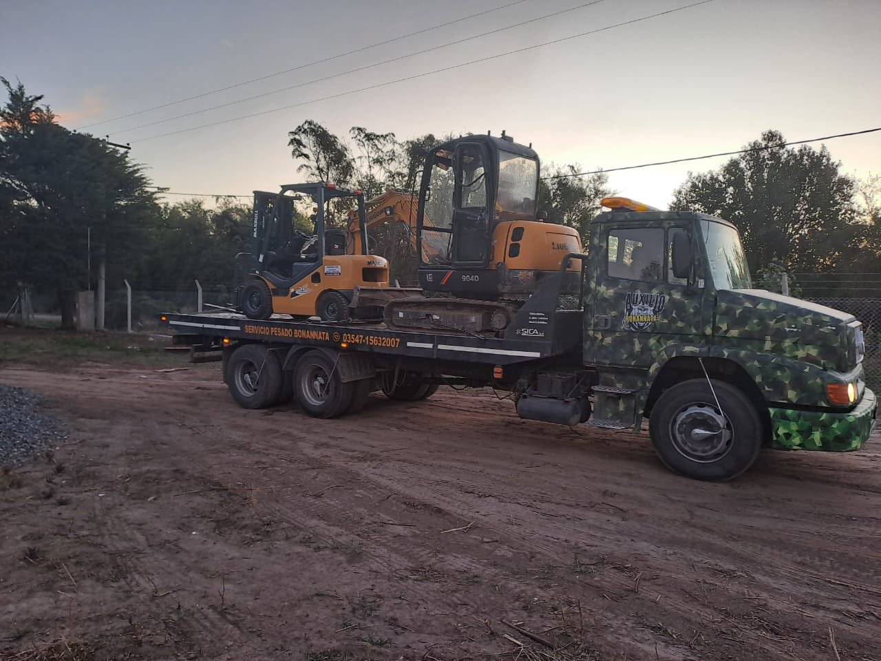 Servicio de grúa liviano y pesado