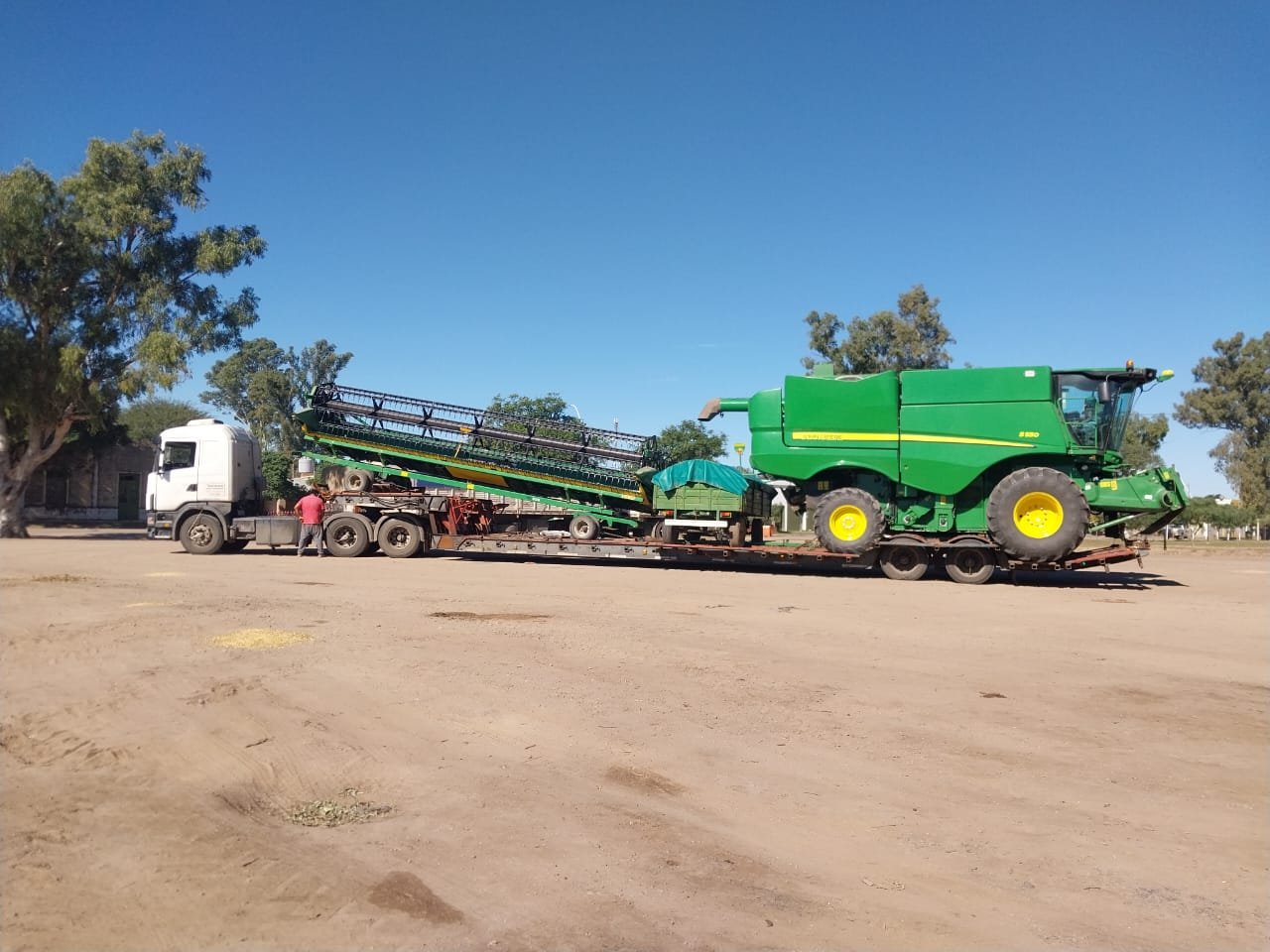 Carretón agrícola Marcelini 2 ejes 18mts