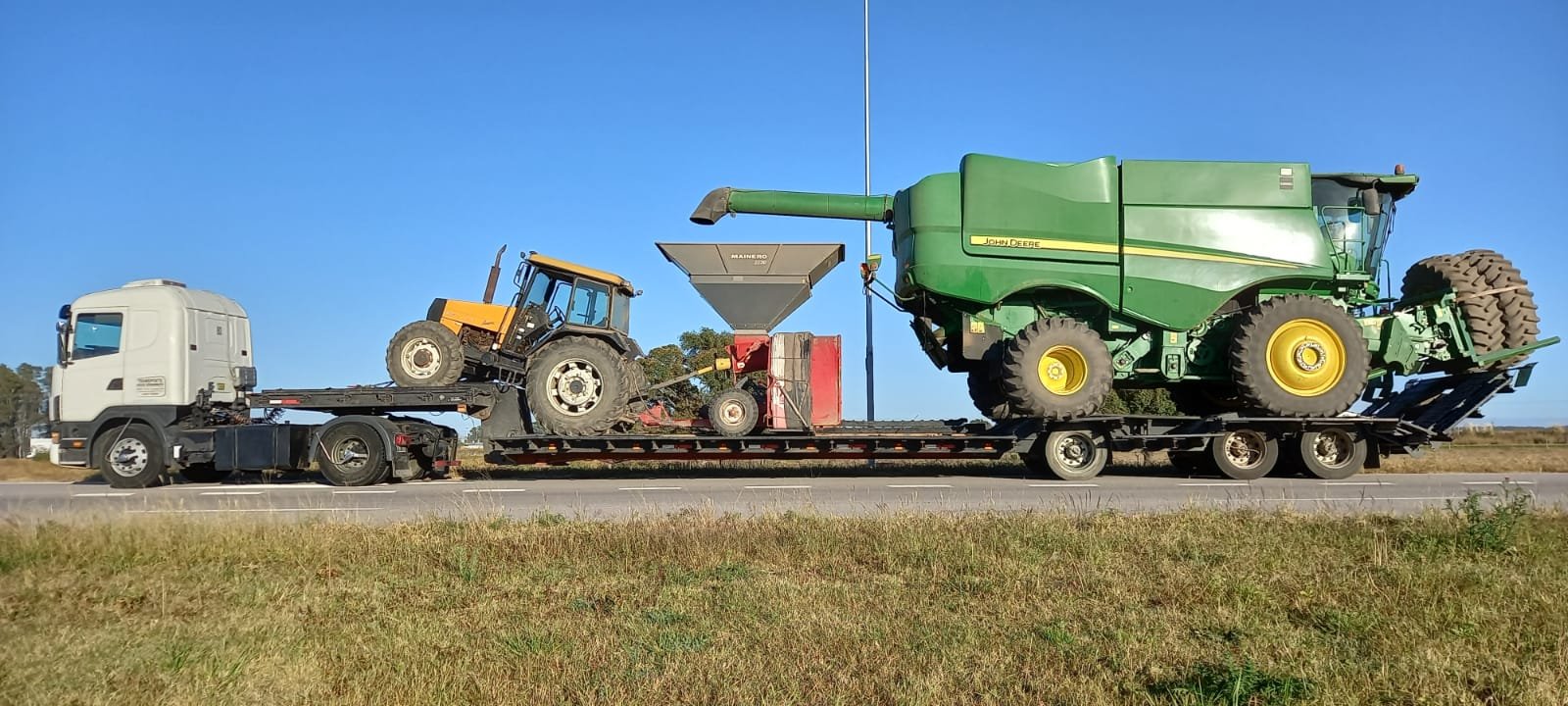 Carretón agrícola Vulcano 2+1 18mts